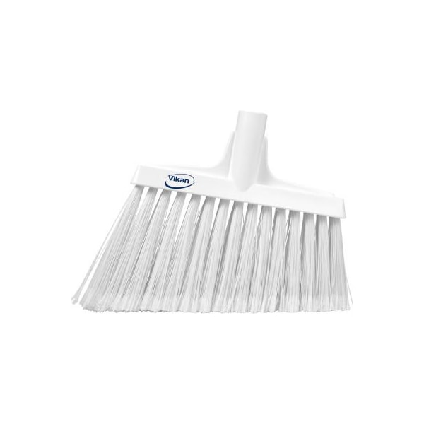 Vikan Split Bristle Angle Head Broom, White